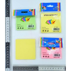 P – 839 notas adhesivas stick note pad multicolor C/12 UB-2006B