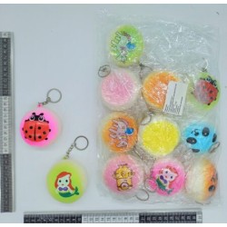 L – 066 llavero squishy goma decorada C/12 24A-59