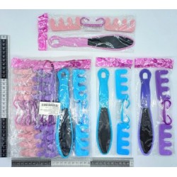 Z – 133 set para pedicure con lima, separador y cepillo empaque individual C/12 sets 22H-60