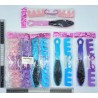 Z – 133 set para pedicure con lima, separador y cepillo empaque individual C/12 sets 22H-60