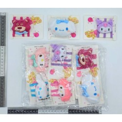 V – 159 set de donas con figura peluche variedad de personajes sanrio C/12 sets XL16-16