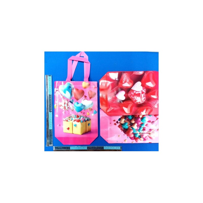 VA – 013 bolsa plastificada corazones 25×32 C/12 23F-22