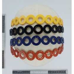 E – 575 diadema circulos multicolor C/12 EE2418