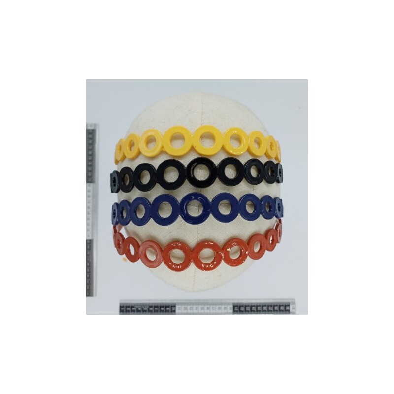 E – 575 diadema circulos multicolor C/12 EE2418