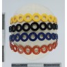 E – 575 diadema circulos multicolor C/12 EE2418