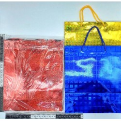 B – 130 bolsa para regalo metálica 23×27 CM variedad de diseños C/12 D2339 o 211470 o ZP-0812