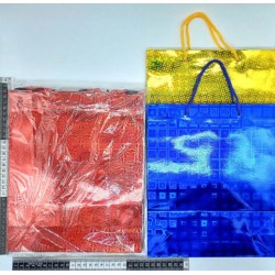 B – 130 bolsa para regalo metálica 23×27 CM variedad de diseños C/12 D2339 o 211470 o ZP-0812